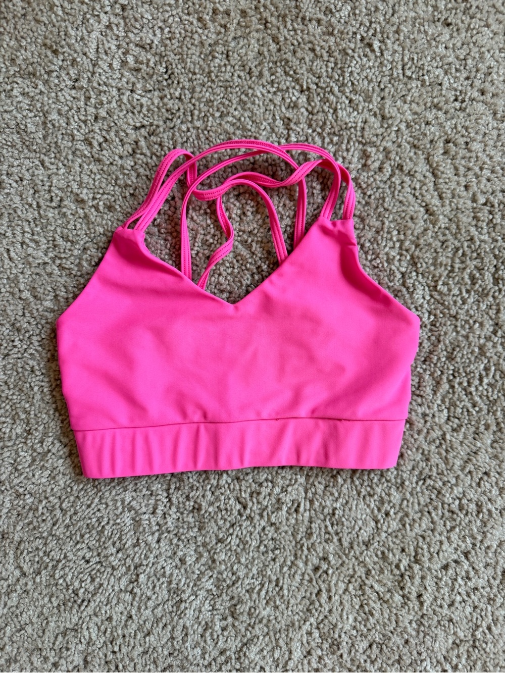 Purple Pixie Bright Pink Strappy Dance Top